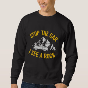 Moletom Pare O Carro Eu Vejo Um Coletor De Rock Geology En