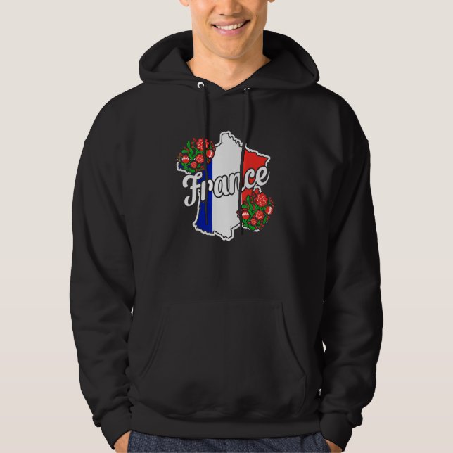 Moletom Paris francesa Torre Eiffel Marselha Bonjour Men (Frente)