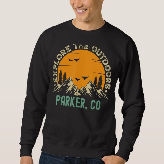 Moletom Parker Colorado Explora O Exterior (Frente)