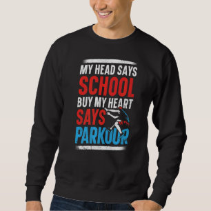 Moletom Parkour Free Running Escola Traceur Vintage My Hea