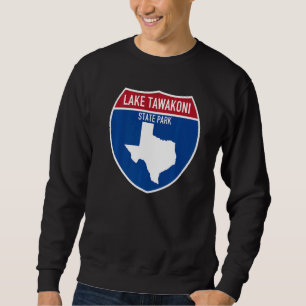 Moletom Parque Estadual do Lago Tawakoni Texas TX Rodovia