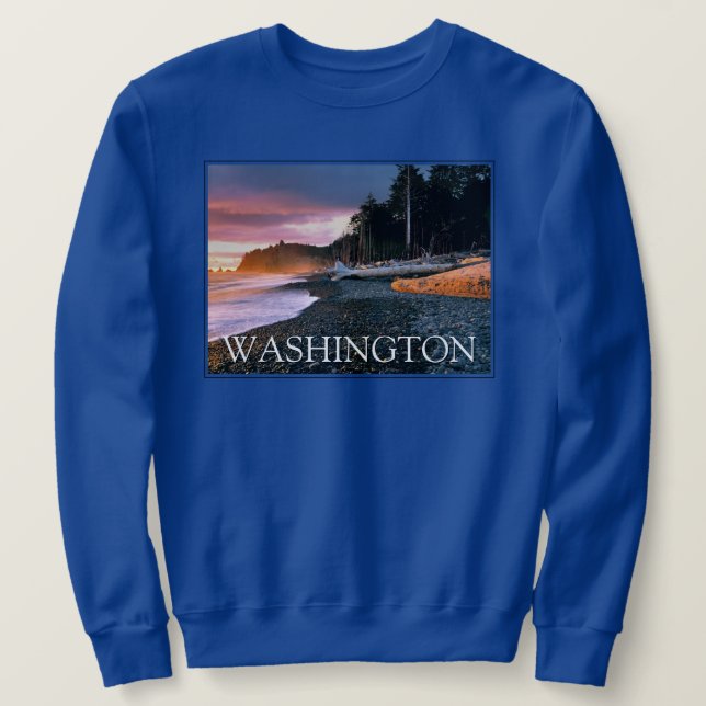 Moletom Parque Nacional Olímpico | Estado de Washington (Frente do Design)