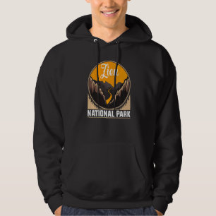 Moletom Parque Nacional Retro Zion EUA Aventura Vintage Ut