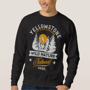 Moletom Parque Nacional Vintage Retro Yellowstone