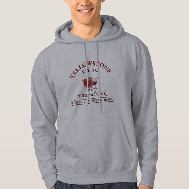 Moletom Parque Nacional Yellowstone Vintage (Frente)