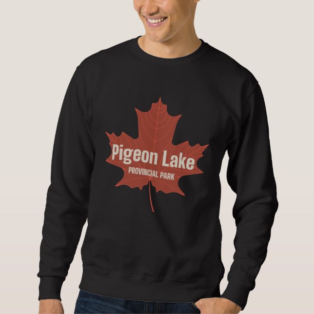 Moletom Parque Provincial Pigeon Lake Alberta Canadá Canad (Frente)