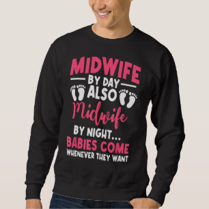 Moletom Parteira Por Noite De Trabalho Obstetra Nur