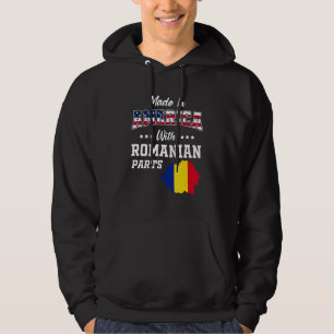 Moletom Partes Romenas da América Mapa da Romênia Bandeira