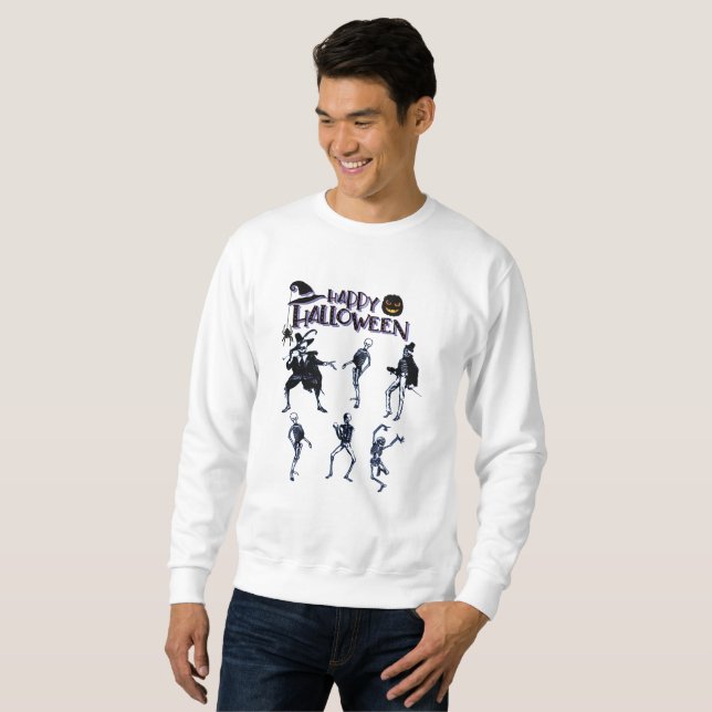 Moletom Partido Skeletons Assustador (Frente Completa)