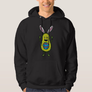 Moletom Páscoa Avocado Bunny Ovo Fruta Vegan Homens Mulher
