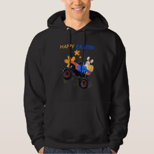 Moletom Páscoa Coelhinha Monstro Ovos de Caminhão Páscoas