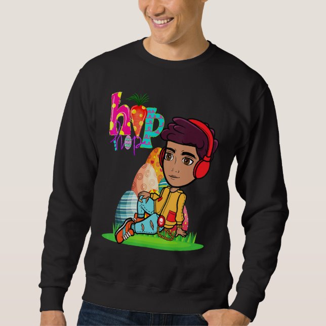 Moletom Páscoa Hip Hop Dance Love Dab Holiday Kids (Frente)