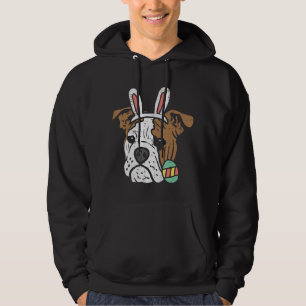 Moletom Páscoa Inglês Bulldog Bunny Dog Proprietário Men W