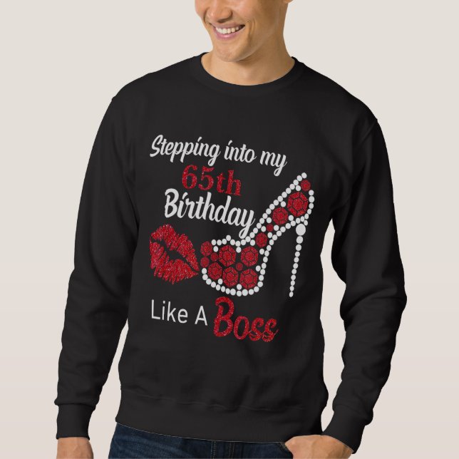 Moletom Passando Para O Meu 65º Como Um Feliz Aniversário  (Frente)