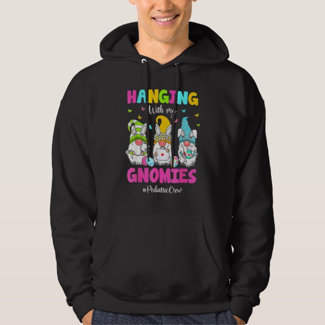 Moletom Passar Com Os Meus Gnomos Enfermeiros Pediátricos  (Frente)