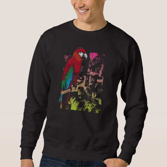 Moletom Pássaro De Papagaio Para Pássaro (Frente)