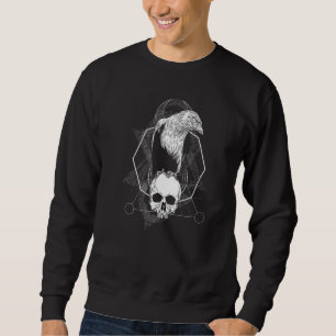 Moletom Pássaro de Viking Místico De Odin De Crow Raven