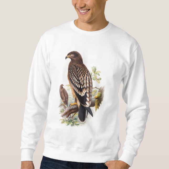 Moletom Pássaros manchados de Eagle John Gould de Grâ (Frente)