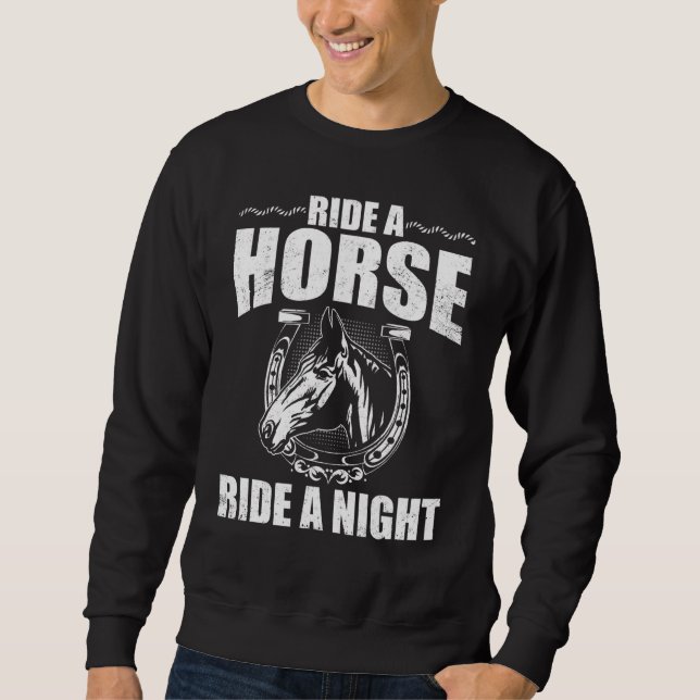 Moletom Passear Um Cavalo Uma Noite (Frente)