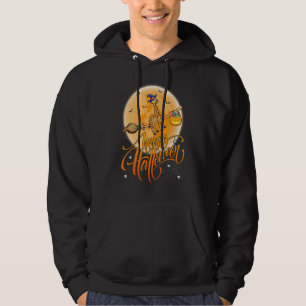 Moletom Passeio de Girafa Bruxa Espingarda Lua Vintage Gir