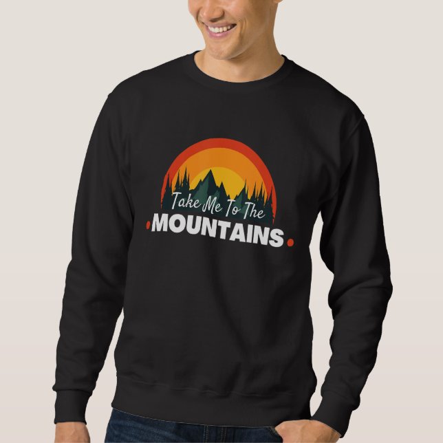 Moletom Passo A Citar-Me Às Montanhas Que Se Acampam 1 (Frente)