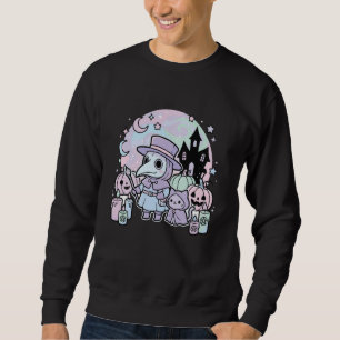 Moletom Pastel Goth Anime Japonês Kawaii Médico da Peste P