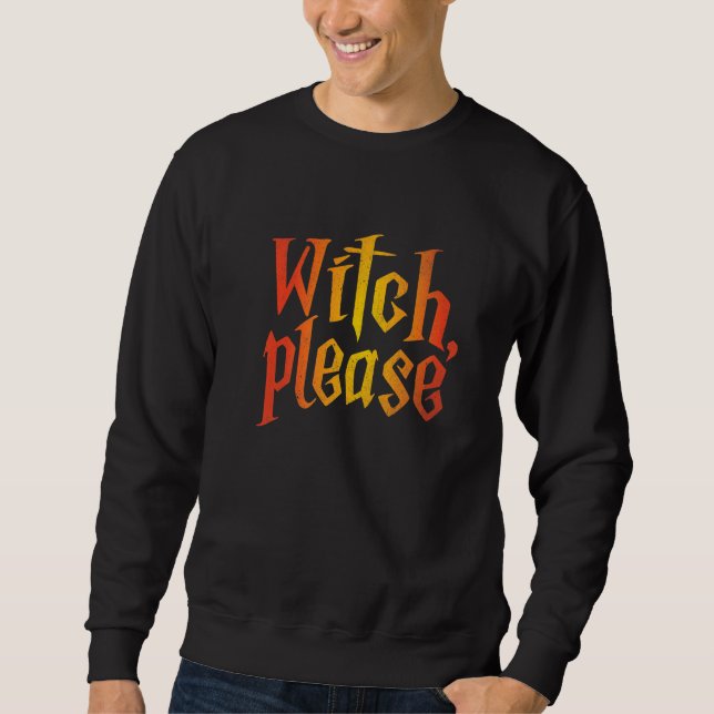 Moletom Pastel Witch, Por Favor, Roupa De Bruxa (Frente)