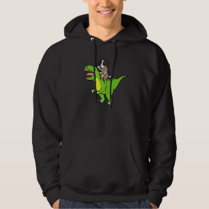 Moletom Pastor Australiano Montando Cachorro Dinossauro Re