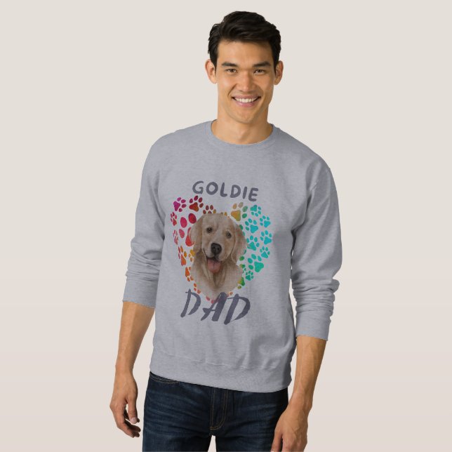 Moletom Pata branca Cão ouro Cachorro Cachorro Cachorro Ca (Frente Completa)