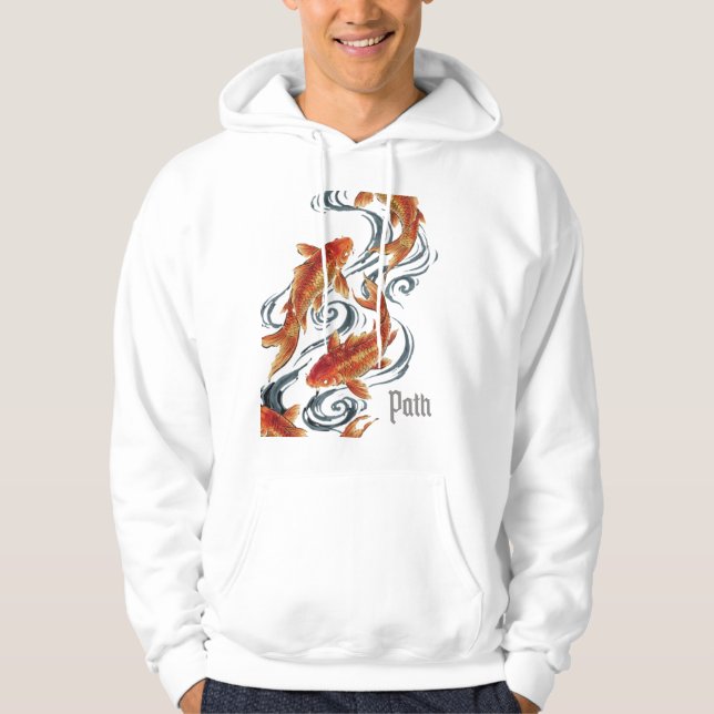Moletom Path – Timeless Koi Symbol of Growth, Direction (Frente)