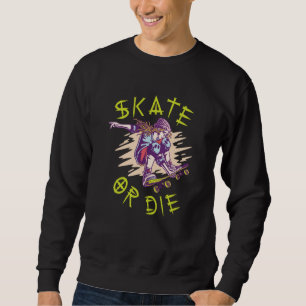Moletom Patinadora ou morrer Skateboarder Girl