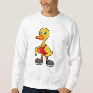 Moletom Pato como jogador de basquetebol