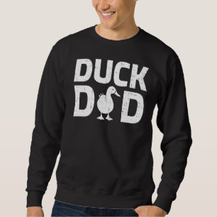 Moletom Pato de Pai de Mens Pato de Pato de Pé Retro Pai P