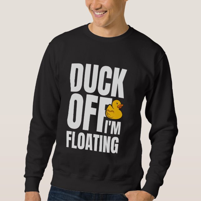 Moletom Pato Do Pato De Borracha Flutuante (Frente)