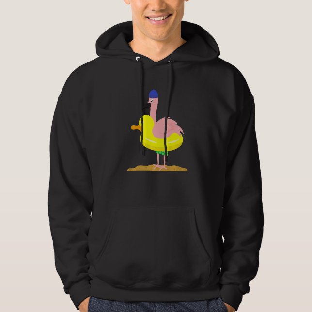 Moletom Patos Flutuantes Flamingo (Frente)