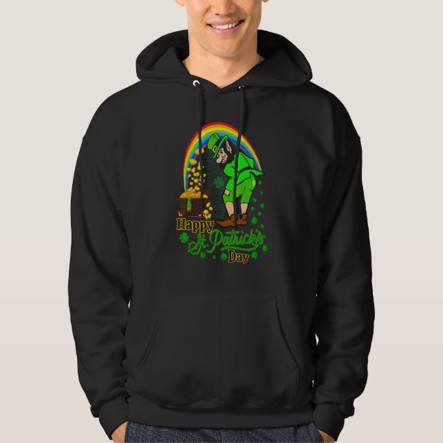 Moletom Patrick S Day Shamrock Graphical Men Women (Frente)