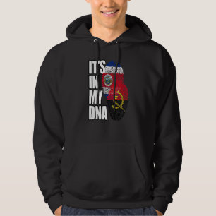 Moletom Patrimônio Da Bandeira Do Dna Mix, Em Angola E Na
