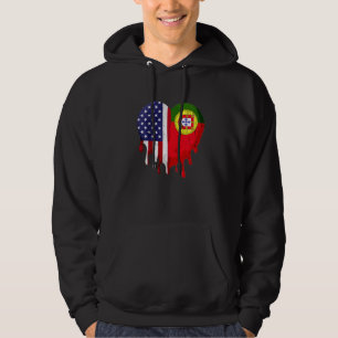 Moletom Patrimônio Português Americano Mês Portugal Bandei