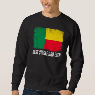 Moletom Patriota do Melhor Pai do Sinalizador Benin Afetad