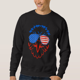 Moletom Patriotic Eagle Usa Flag 4.° De Julho do America