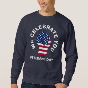 Moletom Patriótico Americano, CELEBRAMOS VOCÊS Veteranos D