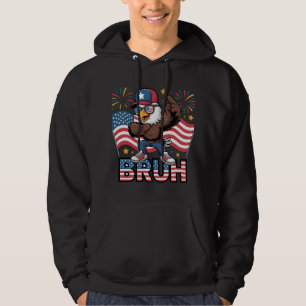 Moletom Patriótico Bruh Eagle Dance Design
