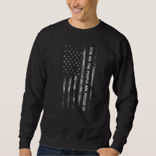 Moletom Patriotismo 1776 Nós, o Povo, Estamos Irritados O