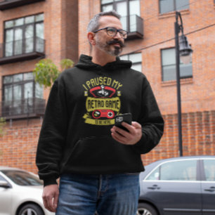 Moletom Pausa no Meu Jogo Retroativo - Jogador Vintage