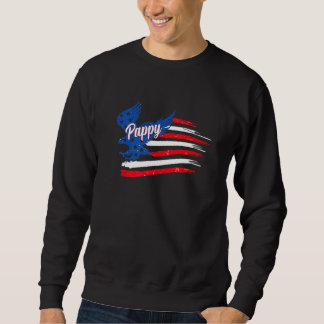 Moletom Pavilhão Pappy Eagle, Bandeira Do Mens 4 De Julho