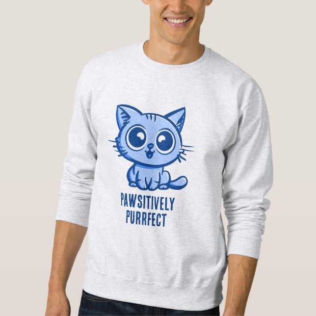 Moletom Pawsitively Purfect, linda Ganga Kitten (Frente)