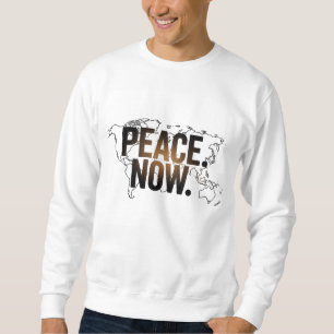 Moletom "PAZ. AGORA." T-Shirt do Mapa Global