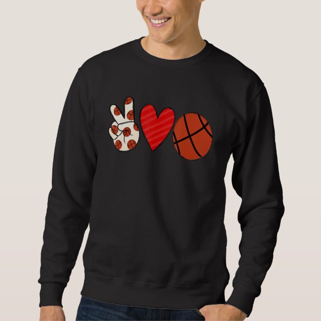 Moletom Paz Amor Basquetebol (Frente)