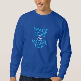 Moletom Paz Amor & Mazel Tov