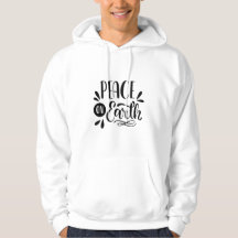 Paz na Terra - Unisex Hoodie Minimalista